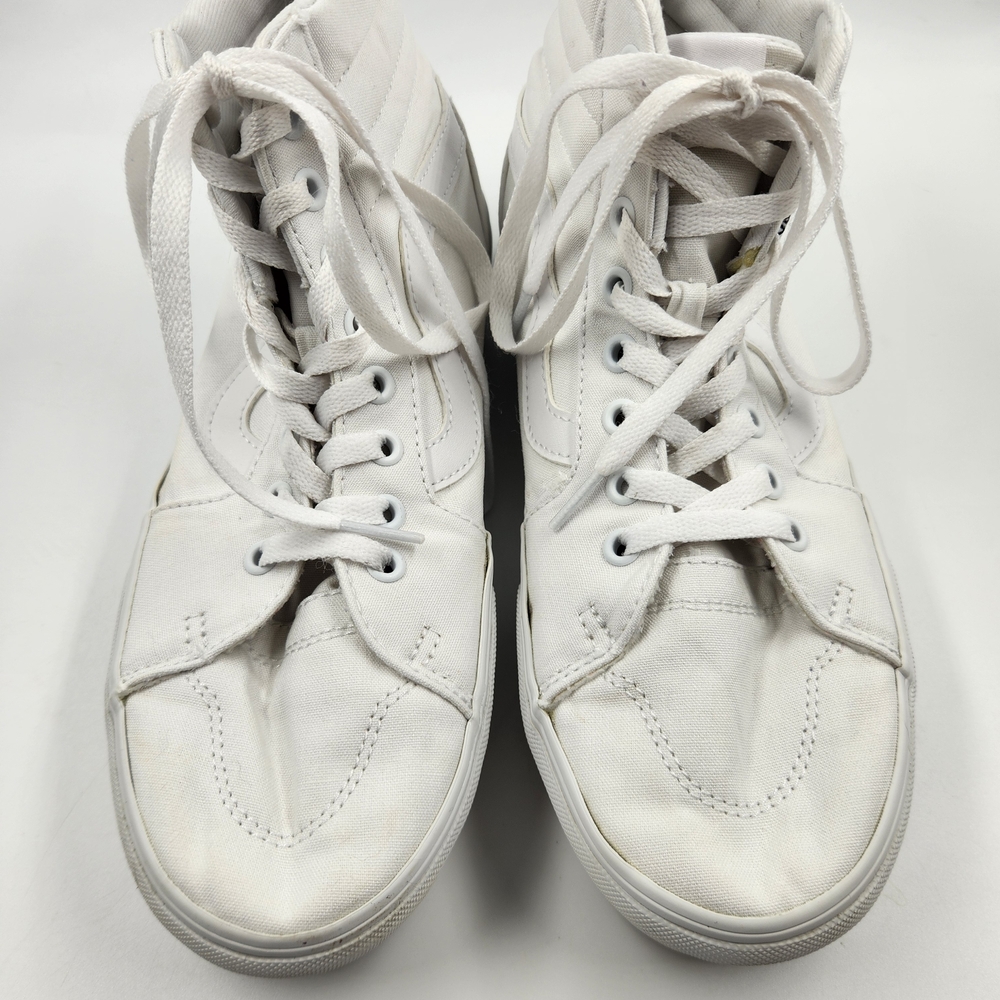 Vans Sky 8 White High-Top Skate Sneakers Size 10